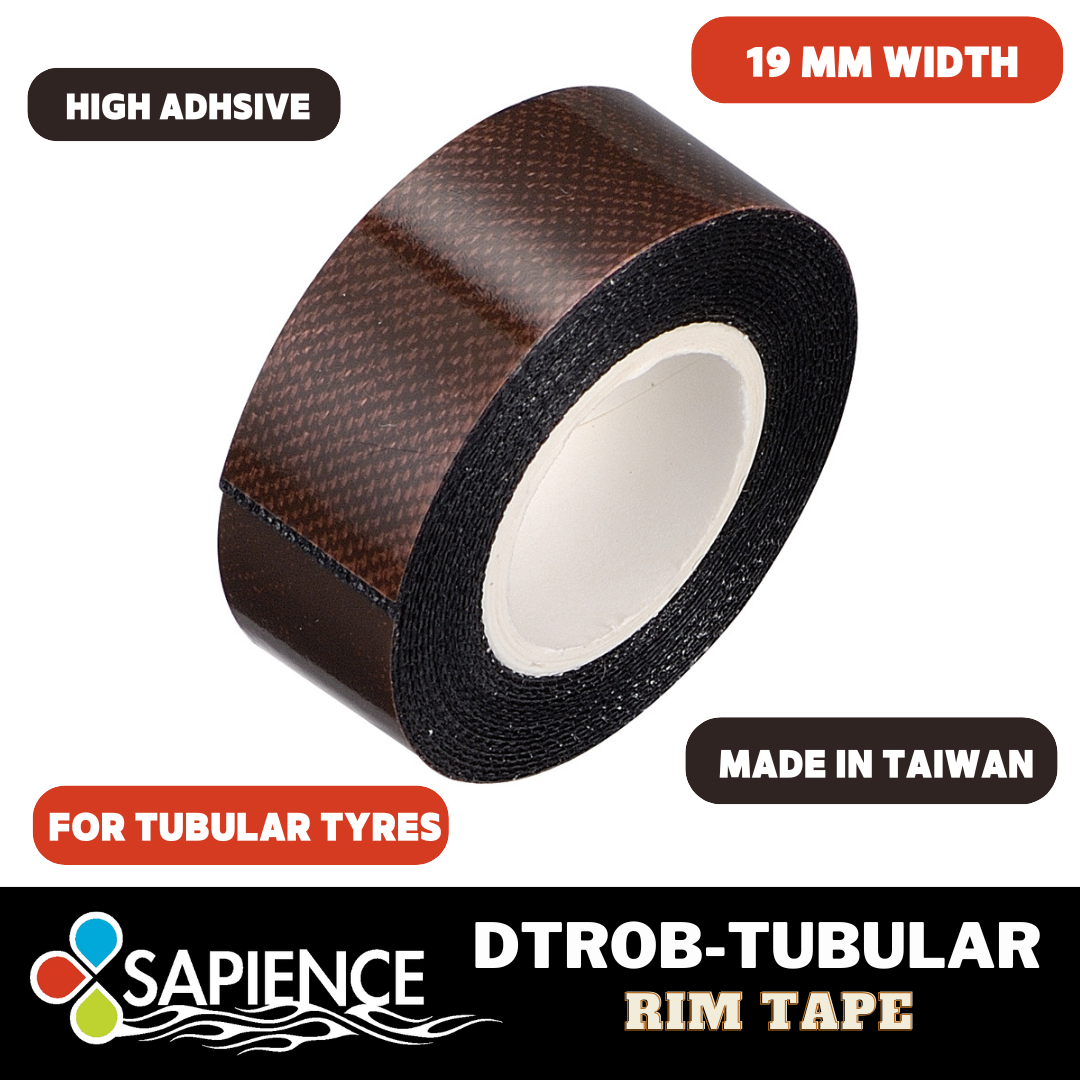 Sapience Double Side Glue Rim Tape DTROB-TUBULAR for Tubular Road Tyres